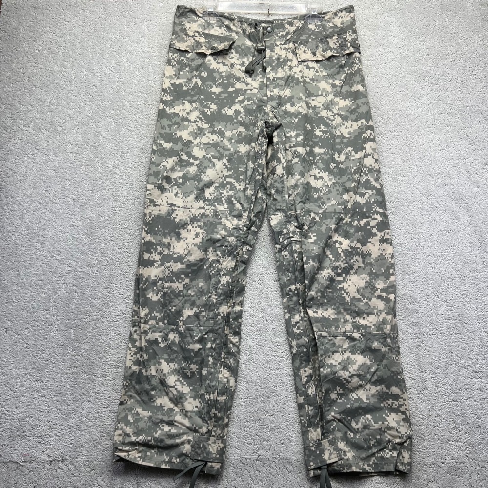 ORC Industries Military Pants Size S Digital Camo Improved Rainsuit Waterproof